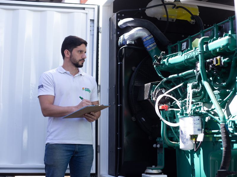 gerador de energia partida elétrica com boa potência